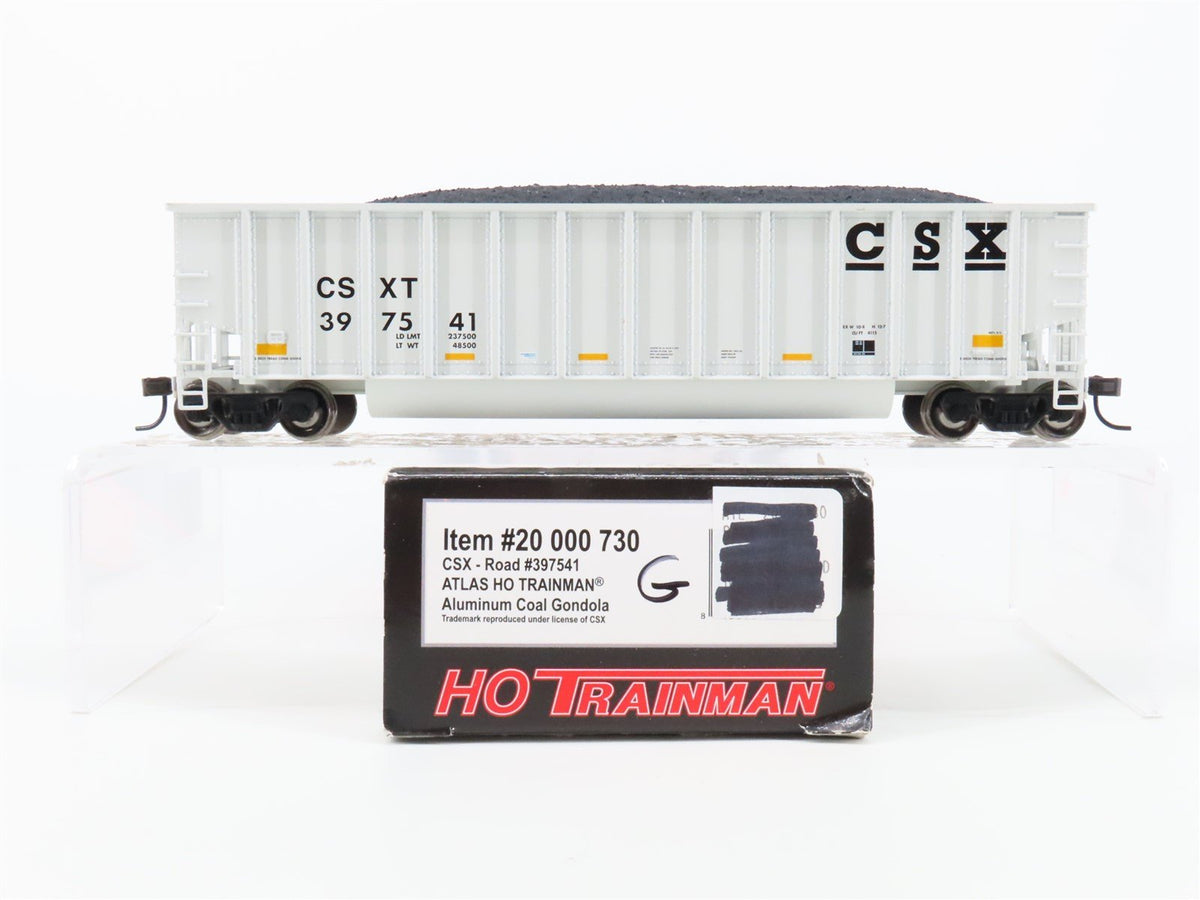 HO Scale Atlas Trainman 20000730 CSXT CSX Gondola w/Coal Load #397541