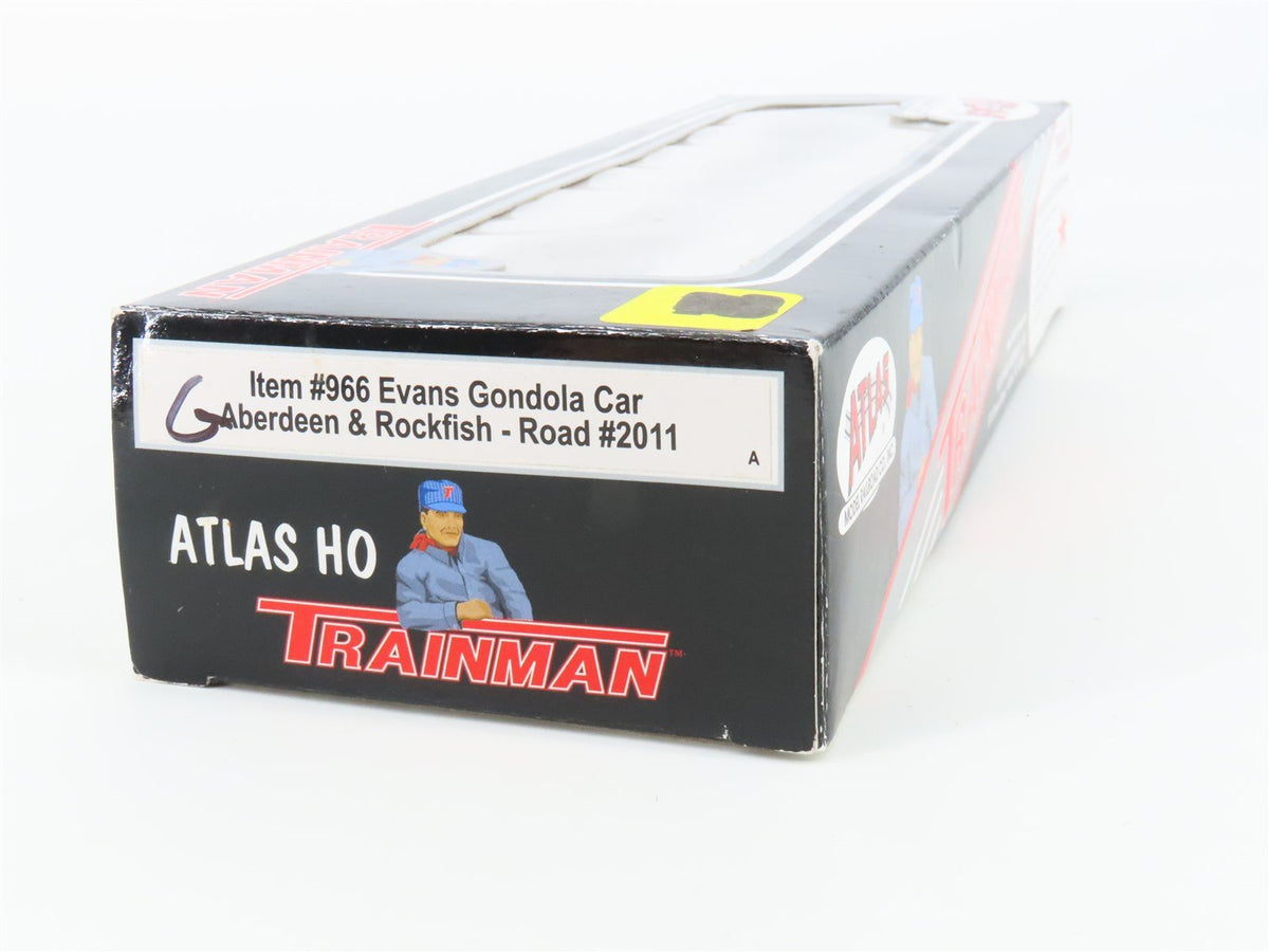 HO Scale Atlas Trainman #966 AR Aberdeen &amp; Rockfish Gondola #2011