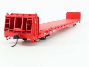 HO Atlas Trainman 20000611 ALY Allegheny & Eastern Bulkhead Flat Car #91751