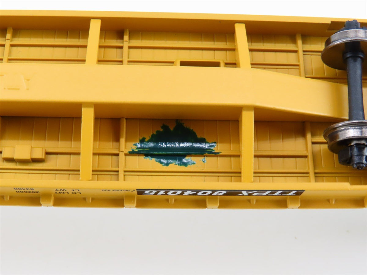 HO Scale Atlas Trainman 20000858 TTX Bulkhead Flat Car #804015