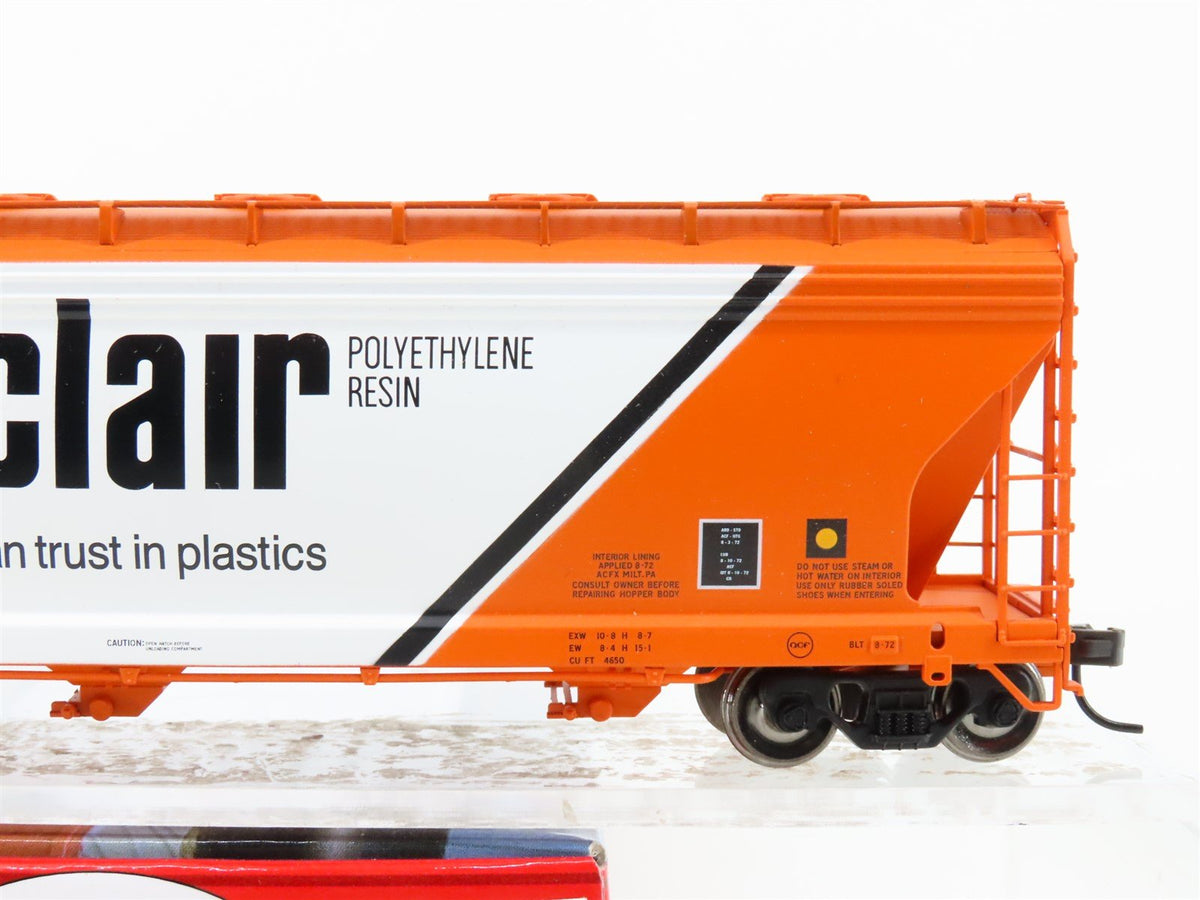 HO Scale Atlas 20000633 DOCX Sclair ACF 3 Bay Centerflow Hopper #46515