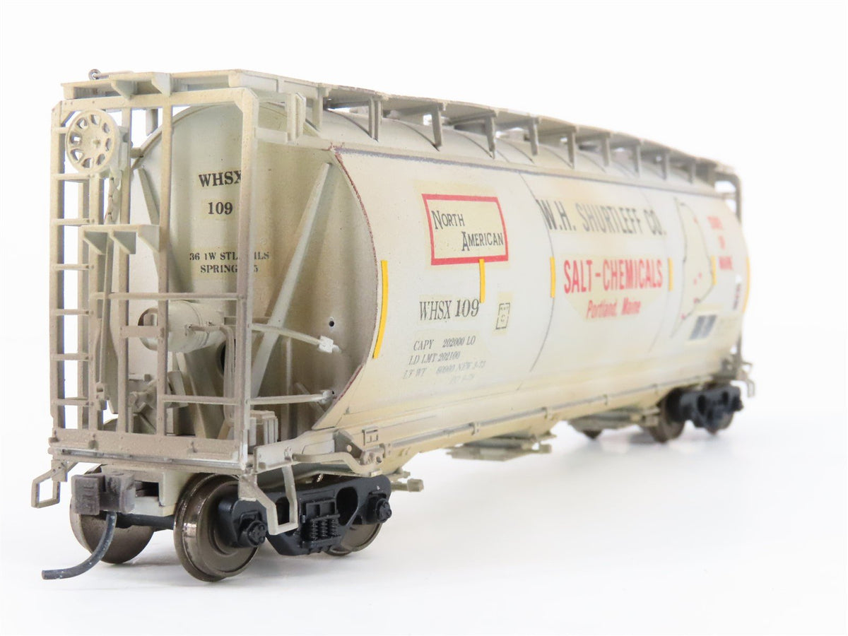 HO Scale Atlas WHSX WH Shurtleff Co. ACF 3 Bay Cylindrical Hopper #109--CUSTOM