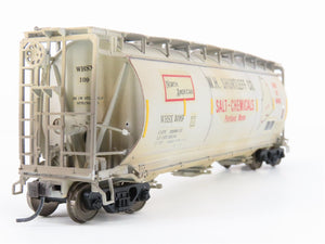 HO Scale Atlas WHSX WH Shurtleff Co. ACF 3 Bay Cylindrical Hopper #109--CUSTOM