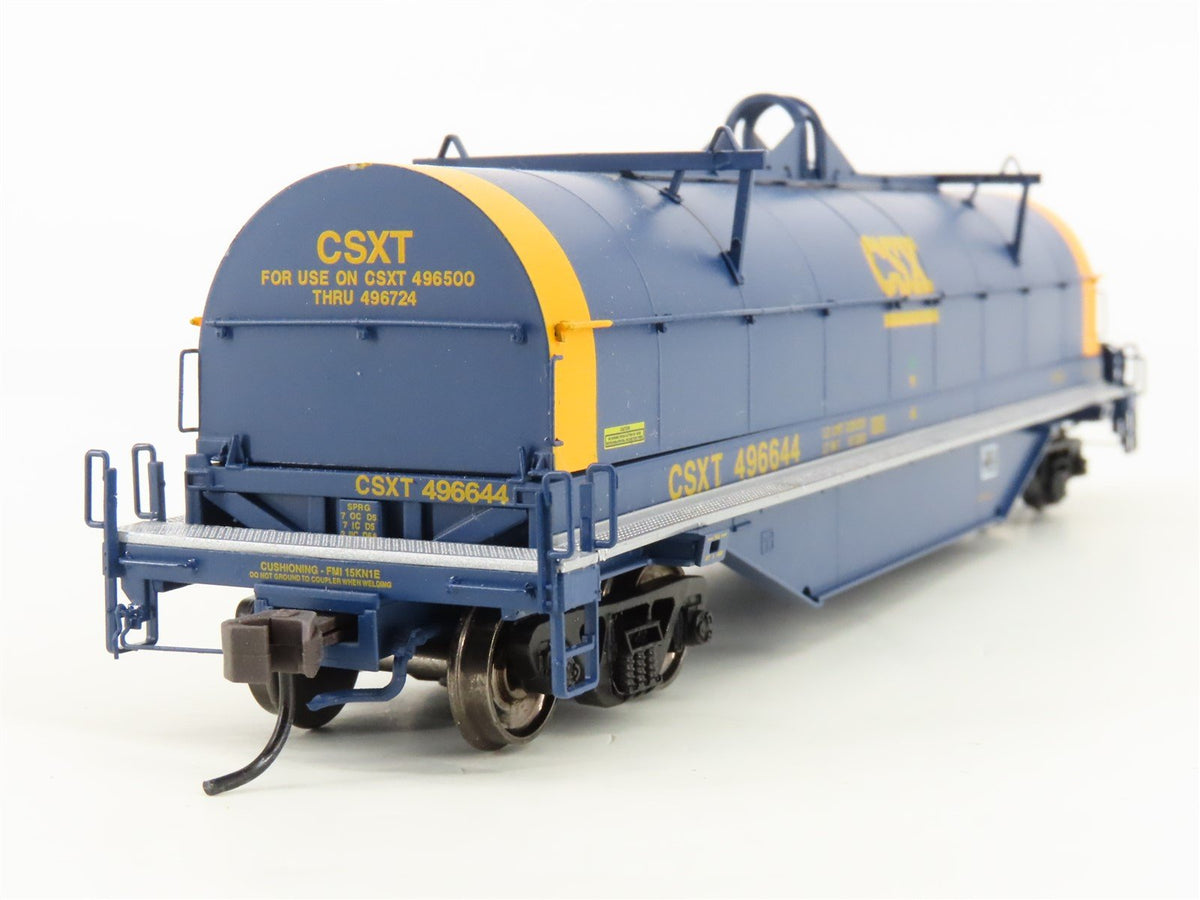 HO Scale Atlas Master Line #20001154 CSX CSXT 42&#39; Blue Coil Car #496644