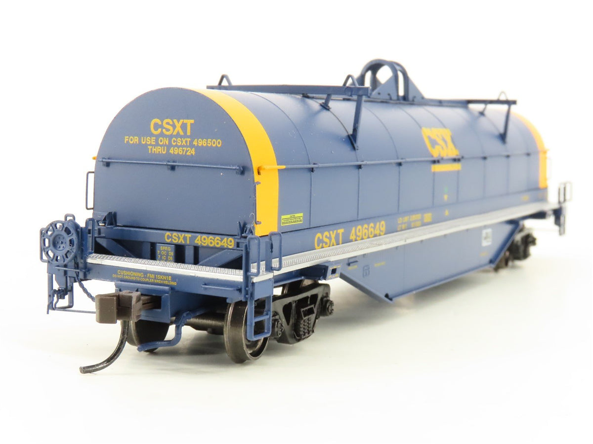 HO Scale Atlas Master Line #20001155 CSX CSXT 42&#39; Blue Coil Car #496649