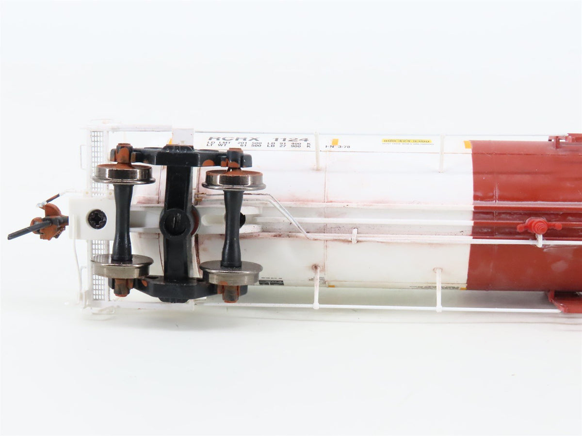 HO Scale Atlas Master Line 20003521 GATX RCRX 20k Gallon Tank Car 1124 Custom