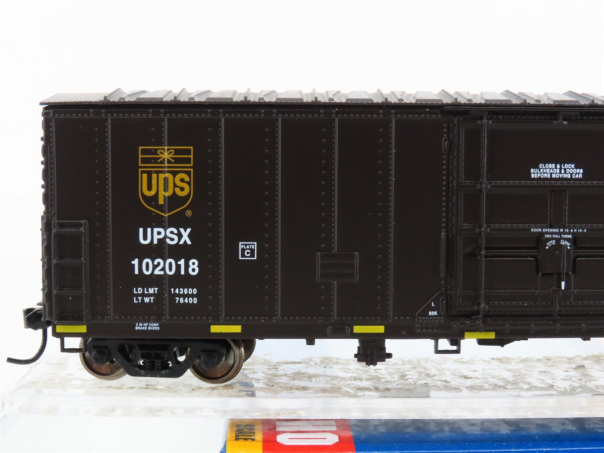 HO Scale Walthers Mainline 910-2039 UPSX UPS 50&#39; Insulated Box Car #102018
