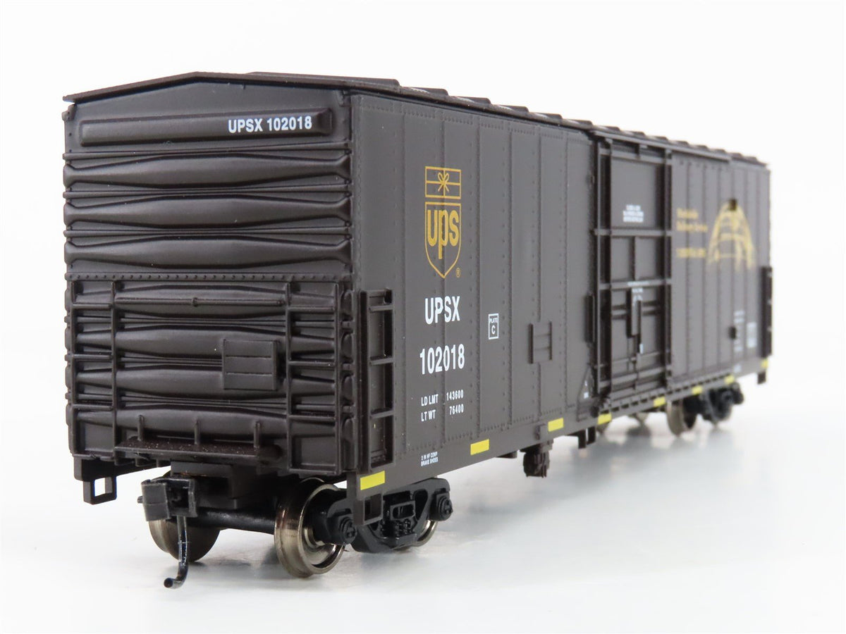 HO Scale Walthers Mainline 910-2039 UPSX UPS 50&#39; Insulated Box Car #102018