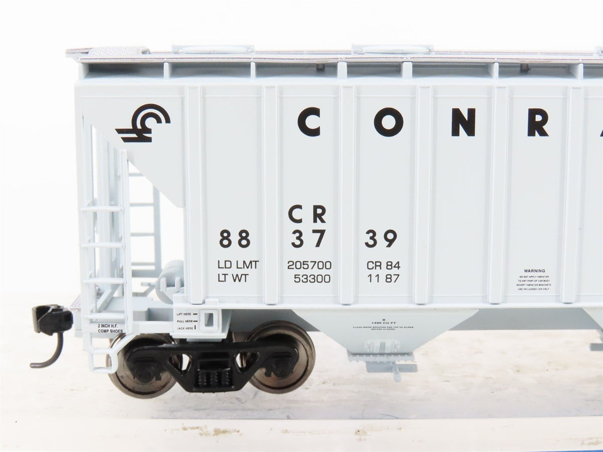 HO Scale Walthers Mainline 910-7123 CR Conrail 37&#39; 2 Bay Covered Hopper #883739