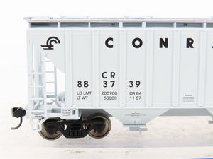 HO Scale Walthers Mainline 910-7123 CR Conrail 37' 2 Bay Covered Hopper #883739