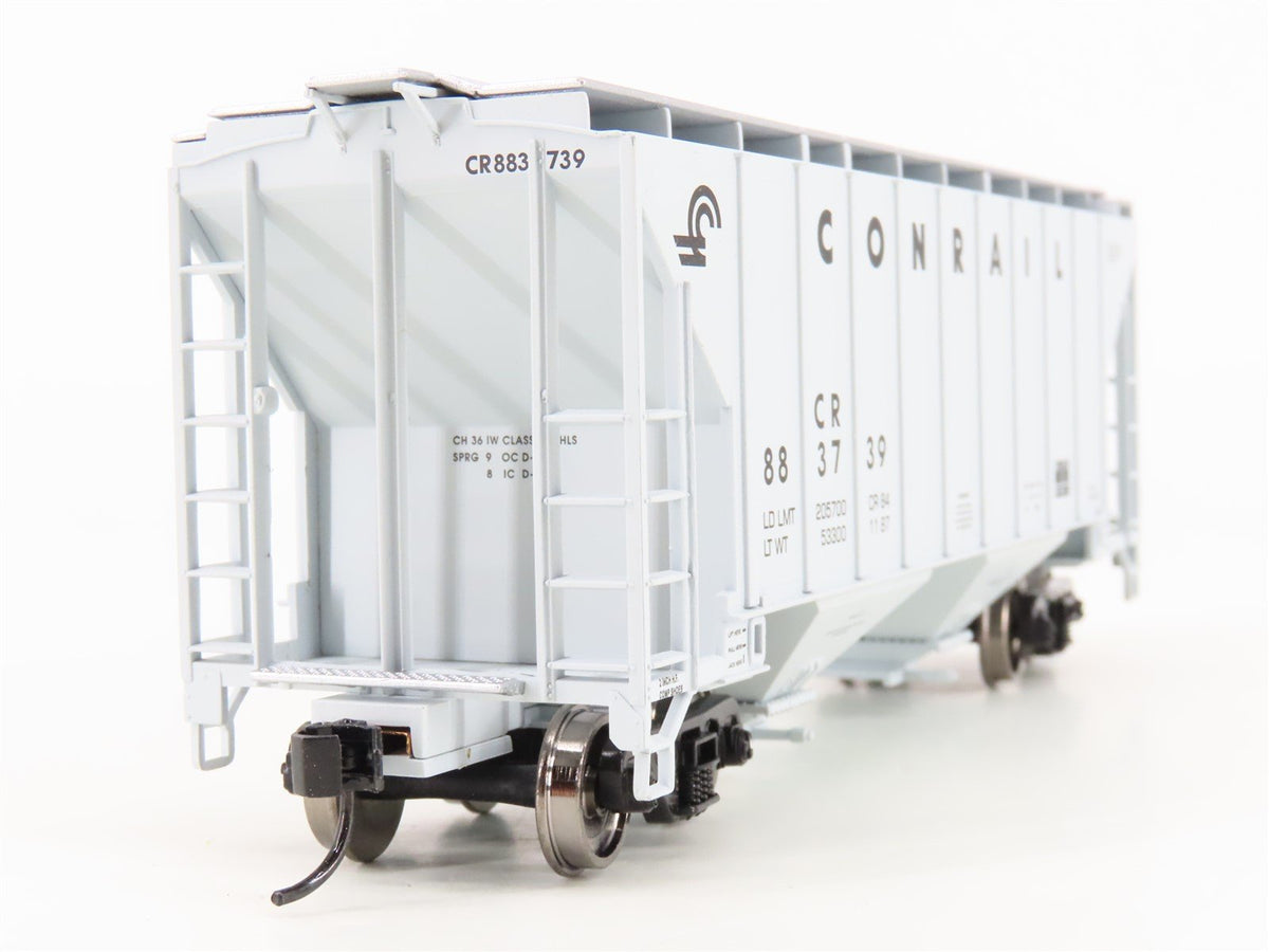 HO Scale Walthers Mainline 910-7123 CR Conrail 37&#39; 2 Bay Covered Hopper #883739