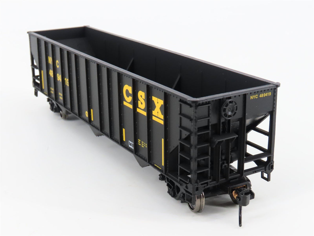 HO Scale Walthers Mainline 910-6721 CSX NYC 50&#39; 100T 3 Bay Hopper #489419