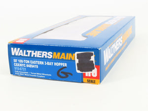 HO Scale Walthers Mainline 910-6721 CSX NYC 50' 100T 3 Bay Hopper #489419