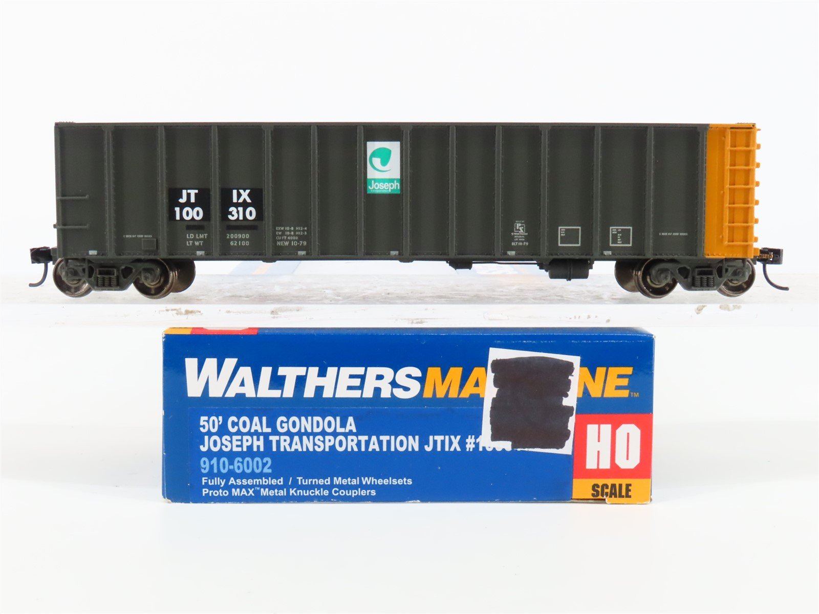 HO Walthers Mainline 910-6002 JTIX Joseph Transportation 50' Gondola #100310