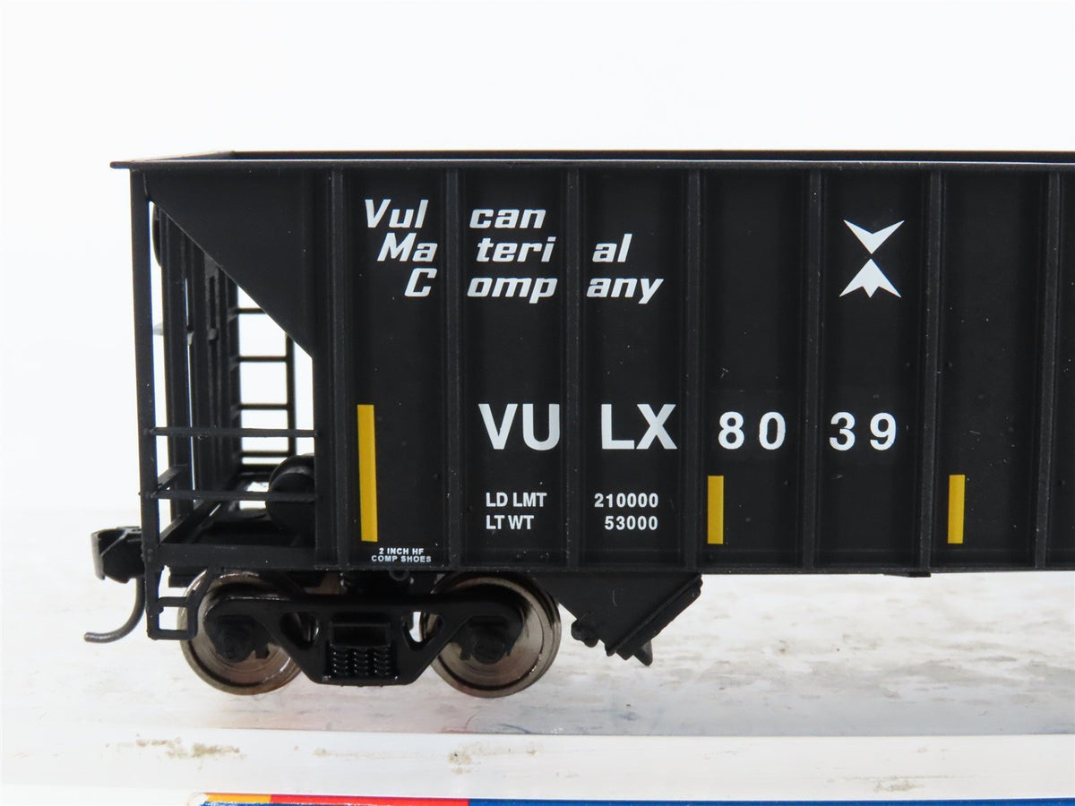 HO Walthers Mainline VULX Vulcan Material Co 100T 34&#39; 2 Bay Hopper #8039 Custom