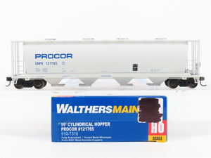 HO Walthers Mainline 910-7316 UNPX Procor 59' 4-Bay Cylindrical Hopper #121765
