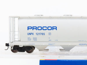 HO Walthers Mainline 910-7316 UNPX Procor 59' 4-Bay Cylindrical Hopper #121765