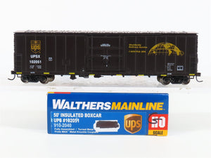 HO Scale Walthers Mainline 910-2040 UPSX UPS 50' Single Door Box Car #102051