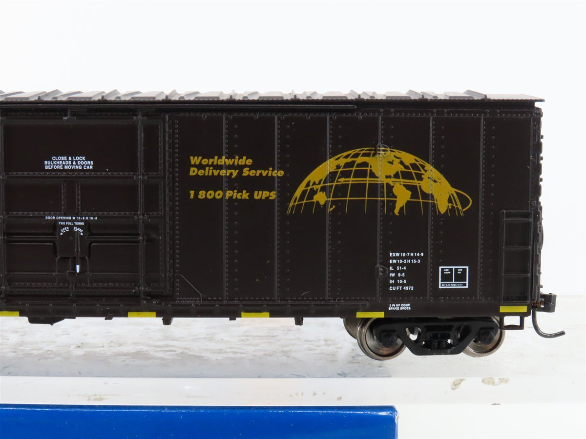 HO Scale Walthers Mainline 910-2040 UPSX UPS 50&#39; Single Door Box Car #102051