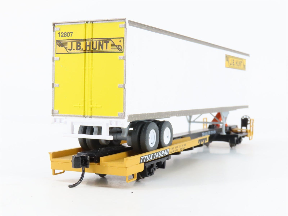 HO Walthers Mainline 910-5007 TTUX Front Runner W/ 48&#39; JB Hunt Trailer #140240