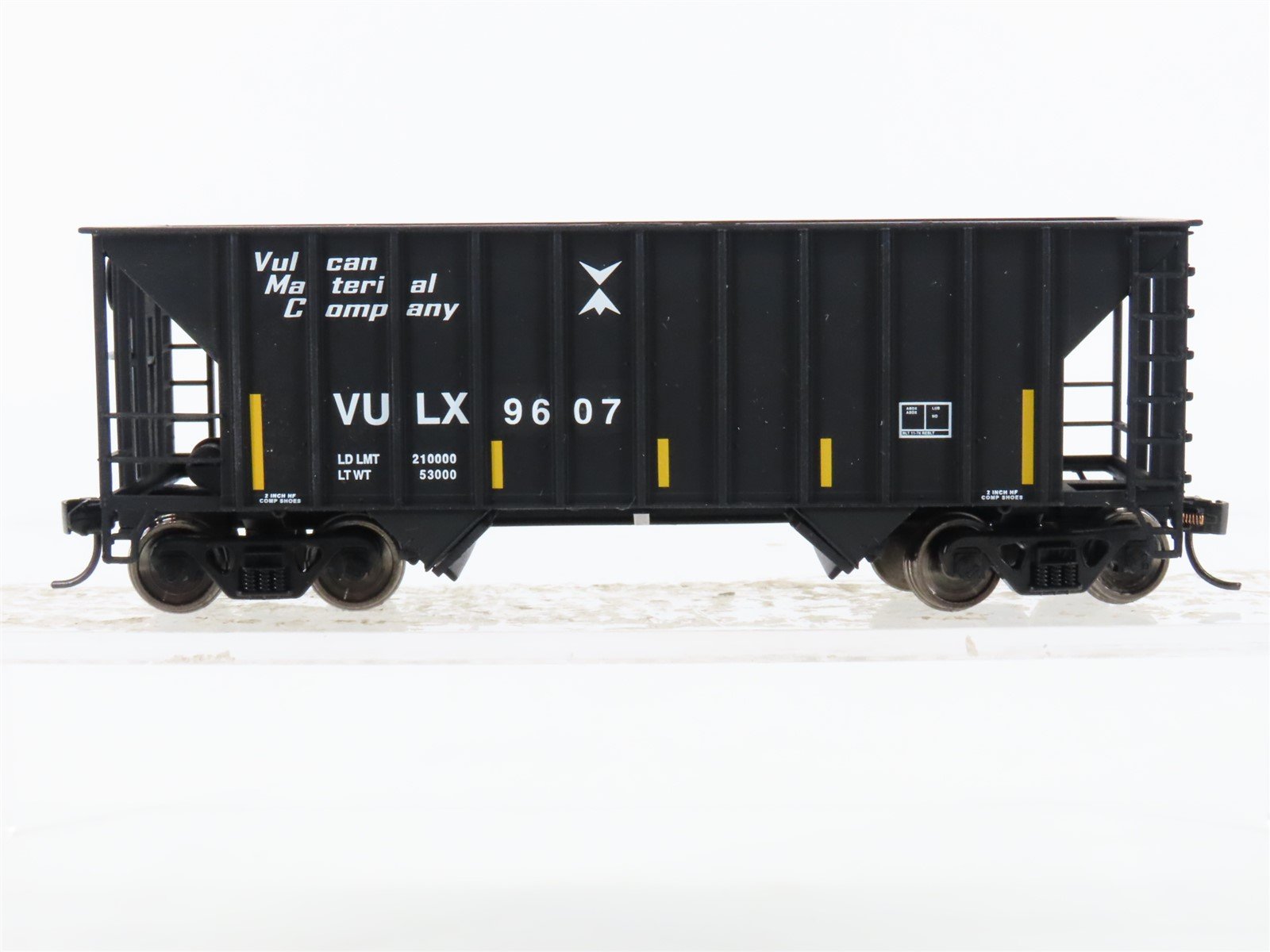 HO Walthers Mainline VULX Vulcan Material Co 34' 100T 2 Bay Hopper Custom