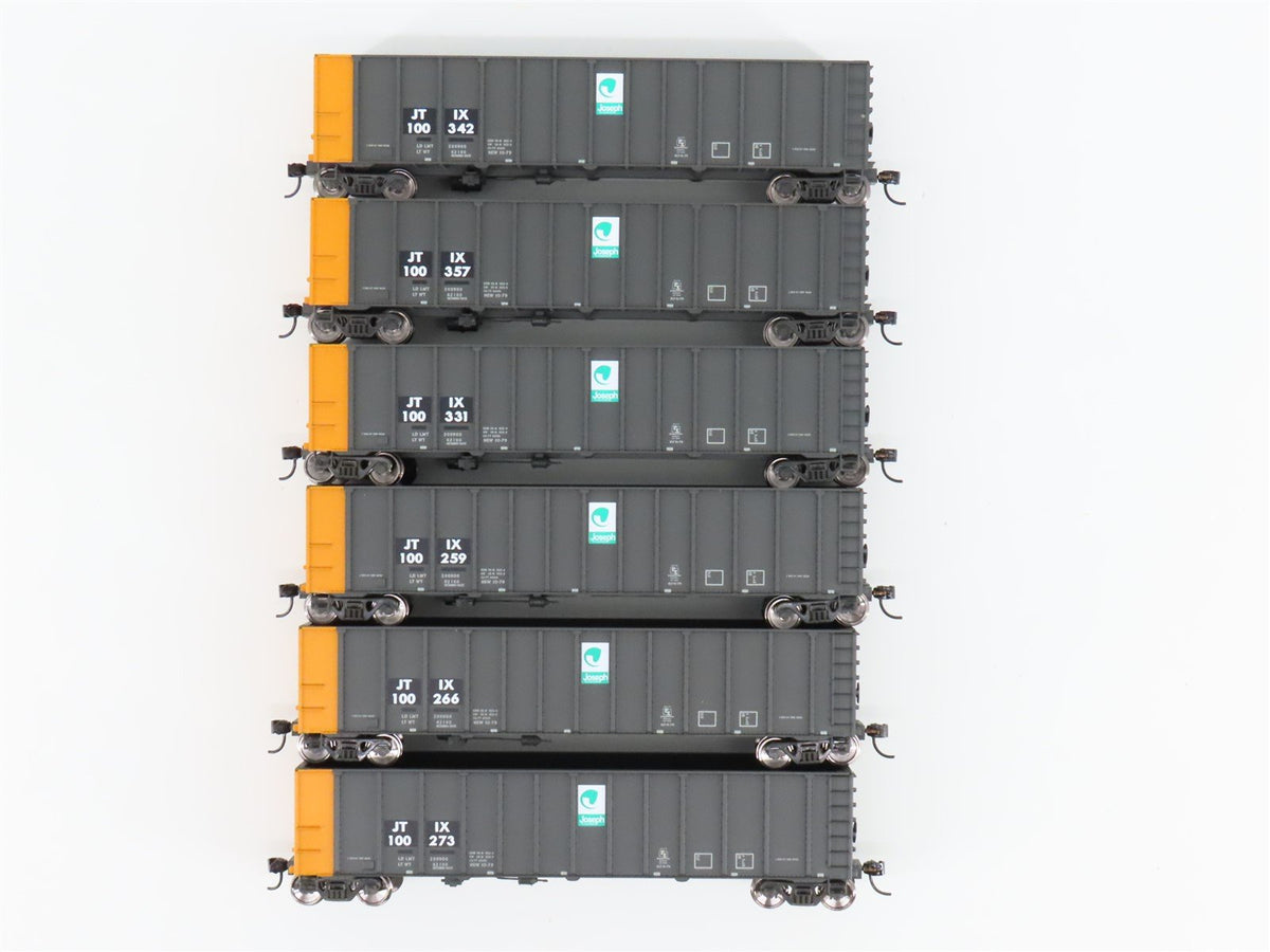 HO Walthers Mainline 910-56003 JTIX Joseph Transportation 50&#39; Gondola 6 Pack