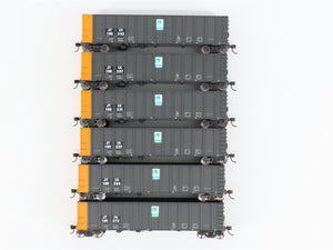 HO Walthers Mainline 910-56003 JTIX Joseph Transportation 50' Gondola 6 Pack