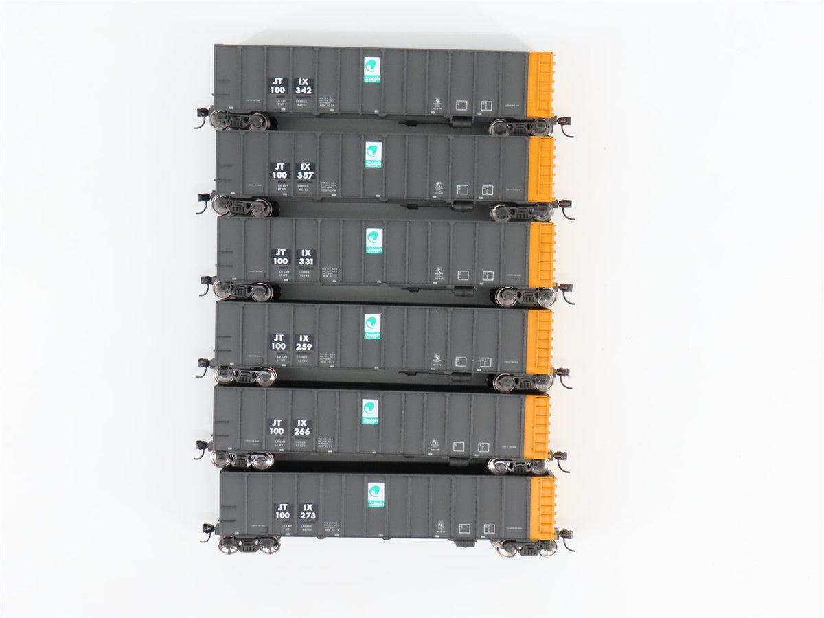 HO Walthers Mainline 910-56003 JTIX Joseph Transportation 50&#39; Gondola 6 Pack