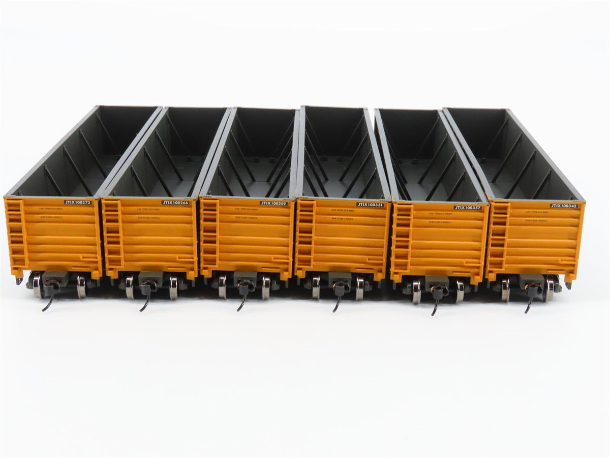 HO Walthers Mainline 910-56003 JTIX Joseph Transportation 50&#39; Gondola 6 Pack