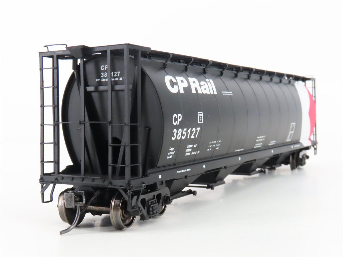HO Scale Intermountain 45115-50 CP Rail Black 4-Bay Cylindrical Hopper #385127