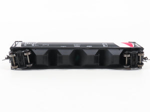HO Scale Intermountain 45115-50 CP Rail Black 4-Bay Cylindrical Hopper #385127