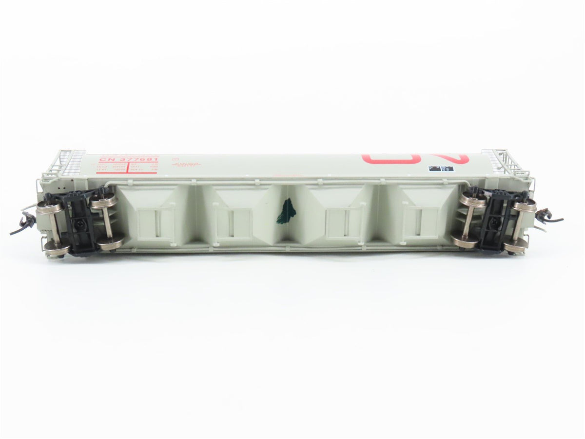 HO Scale Intermountain 45205-46 CN Railway 4-Bay Cylindrical Hopper #377681