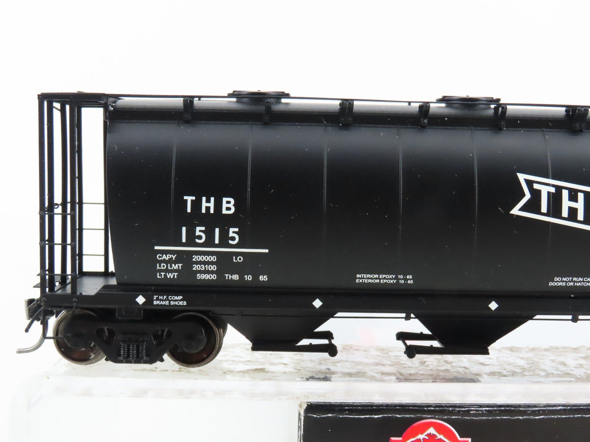 HO Scale Intermountain 45211-32 TH&amp;B Railway 4-Bay Cylindrical Hopper #1515