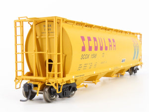HO Scale Intermountain 45106-18 SCOX Scoular 4-Bay Cylindrical Hopper #1598