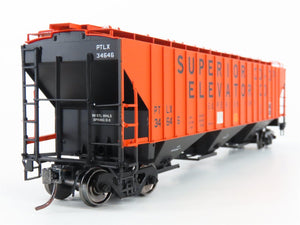 HO Scale Intermountain 45396-09 PTLX Superior Co-op PS 4750 3-Bay Hopper #34646