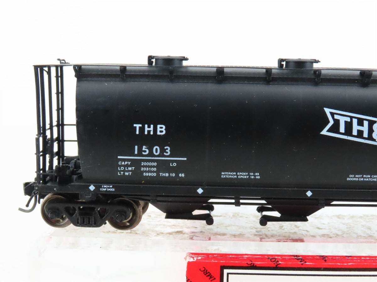 HO Intermountain/Modeller&#39;s Choice TH&amp;B Railway 4-Bay Cylindrical Hopper #1503
