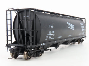 HO Intermountain/Modeller's Choice TH&B Railway 4-Bay Cylindrical Hopper #1503