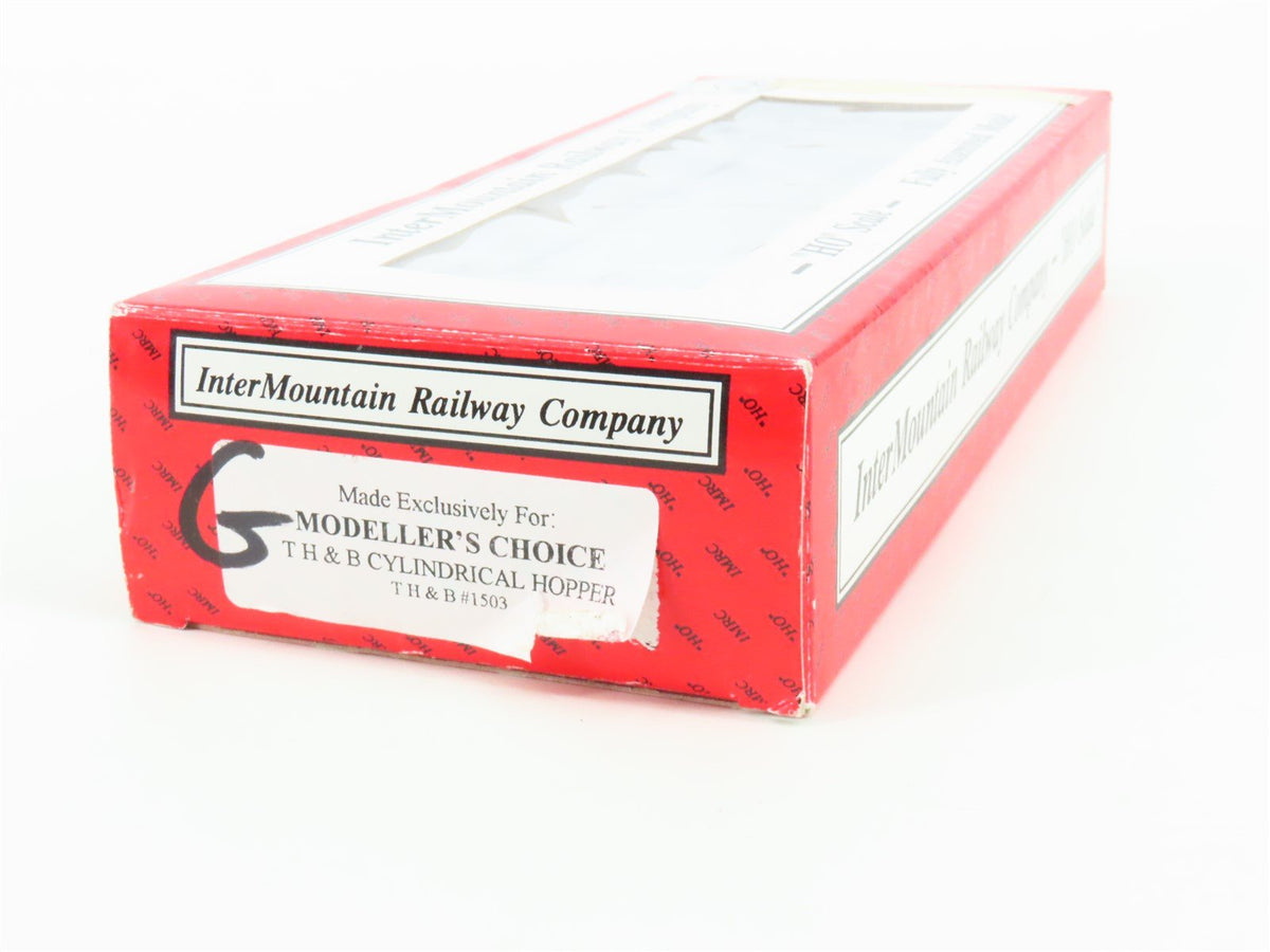 HO Intermountain/Modeller&#39;s Choice TH&amp;B Railway 4-Bay Cylindrical Hopper #1503