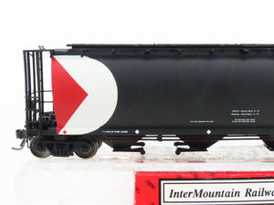 HO Scale Intermountain 45115-21 CP Rail Black 4-Bay Cylindrical Hopper #388908