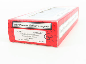 HO Scale Intermountain 45115-21 CP Rail Black 4-Bay Cylindrical Hopper #388908
