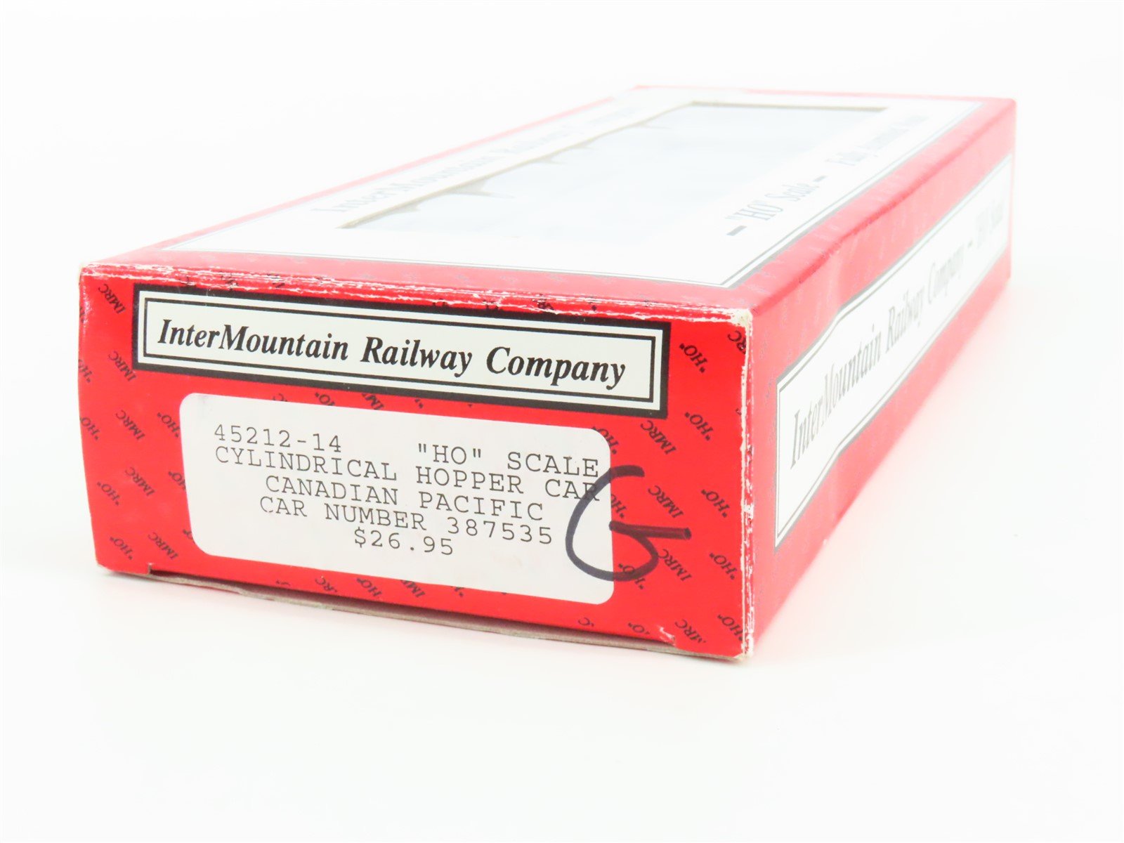 HO Scale Intermountain 45212-14 CP Black 4-Bay Cylindrical Hopper #387535