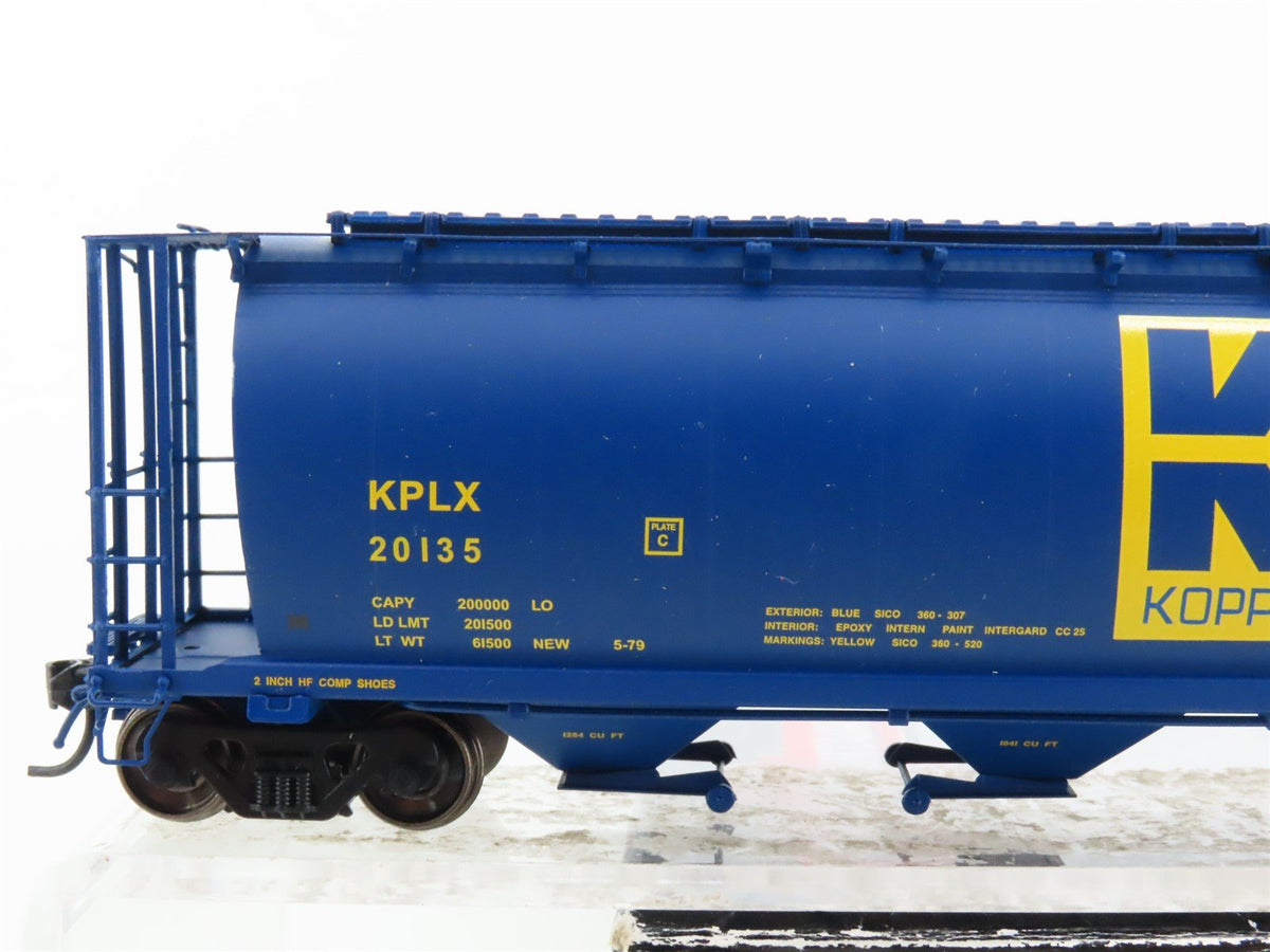 HO Scale Intermountain 45109-23 KPLX Koppel 4-Bay Cylindrical Hopper #20135