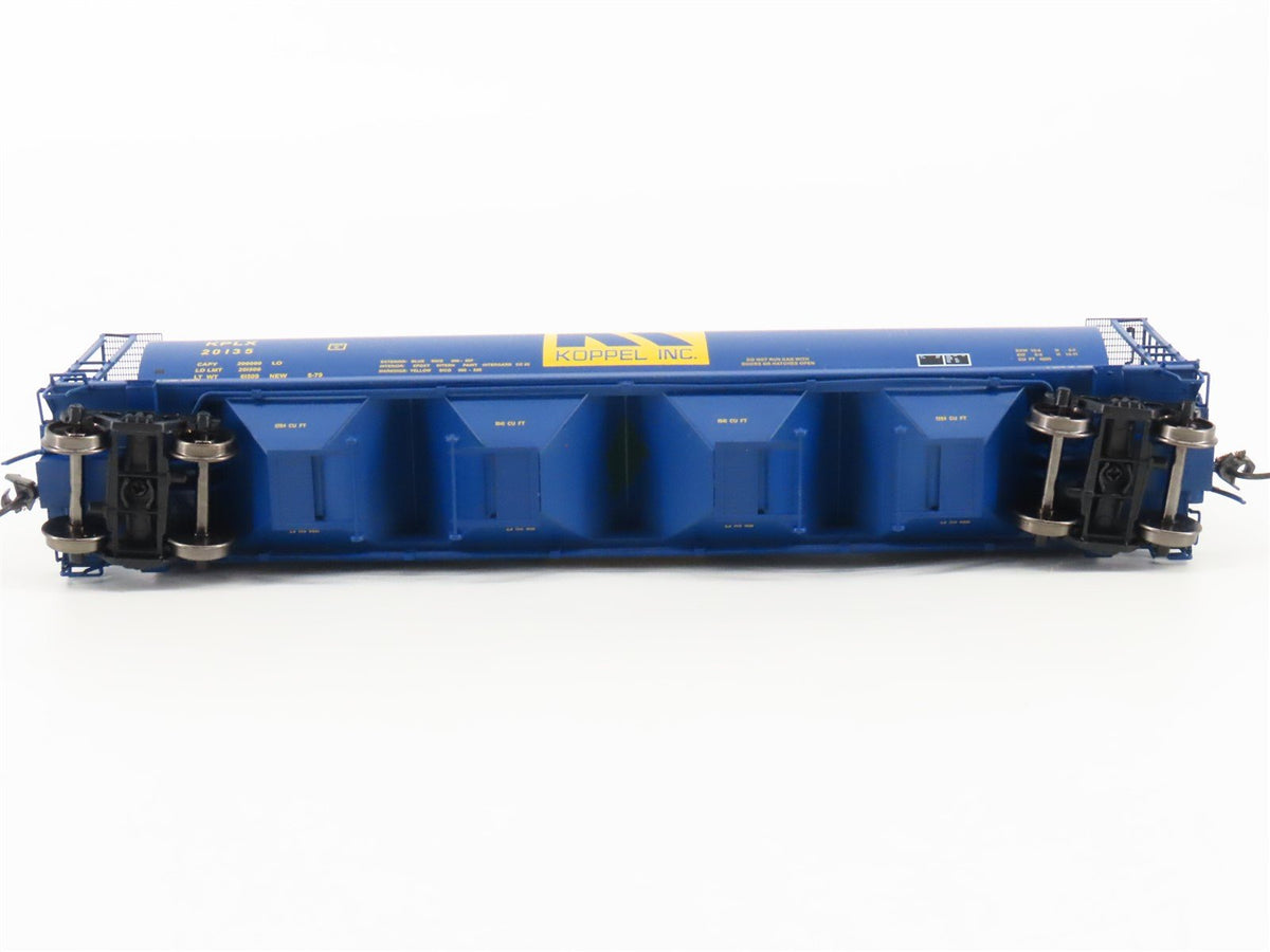 HO Scale Intermountain 45109-23 KPLX Koppel 4-Bay Cylindrical Hopper #20135