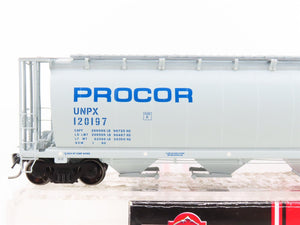 HO Scale Intermountain 45114-29 UNPX Procor 4-Bay Cylindrical Hopper #120197