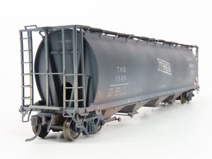 HO Intermountain 45211-13 TH&B Railway 4-Bay Cylindrical Hopper #1500 Weathered