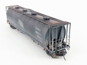HO Intermountain 45211-13 TH&B Railway 4-Bay Cylindrical Hopper #1500 Weathered