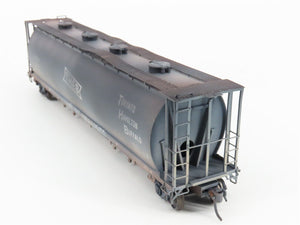 HO Intermountain 45211-13 TH&B Railway 4-Bay Cylindrical Hopper #1500 Weathered