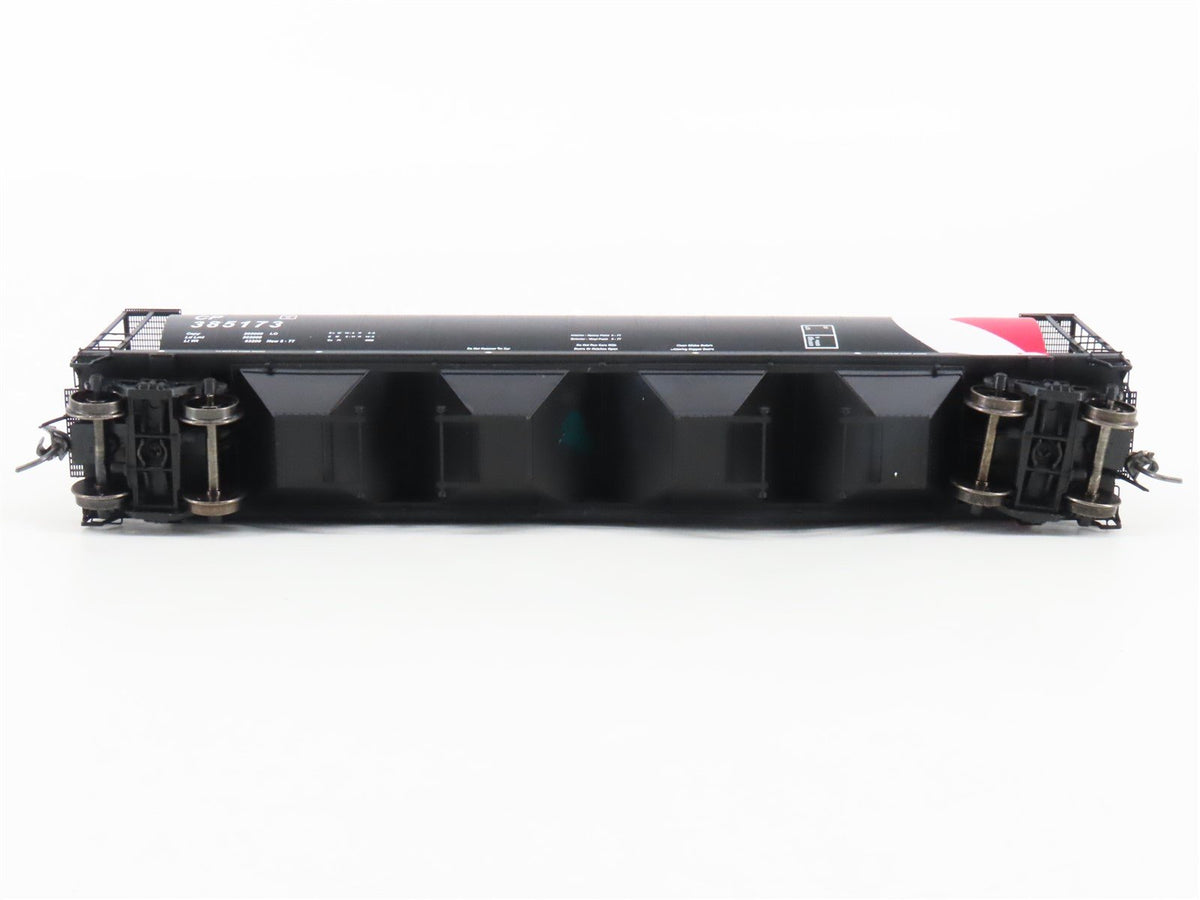 HO Scale Intermountain 45115-53 CP Rail Black 4-Bay Cylindrical Hopper #385173