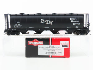 HO Scale Intermountain 45211-34 TH&B Railway 4-Bay Cylindrical Hopper #1533