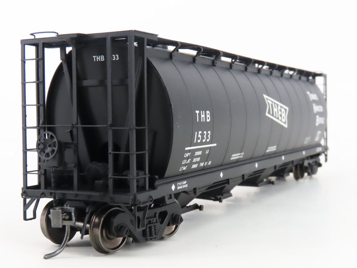 HO Scale Intermountain 45211-34 TH&amp;B Railway 4-Bay Cylindrical Hopper #1533